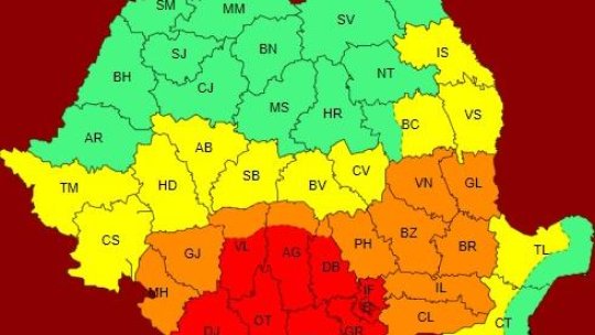 Brașov, sub avertizare COD GALBEN de caniculă astăzi