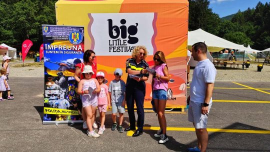 Polițiștii brașoveni au fost alături de cei mici la ”Big Little Festival”