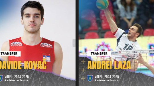 Andrei Laza și Davide Kovac, transferați de Corona Brașov