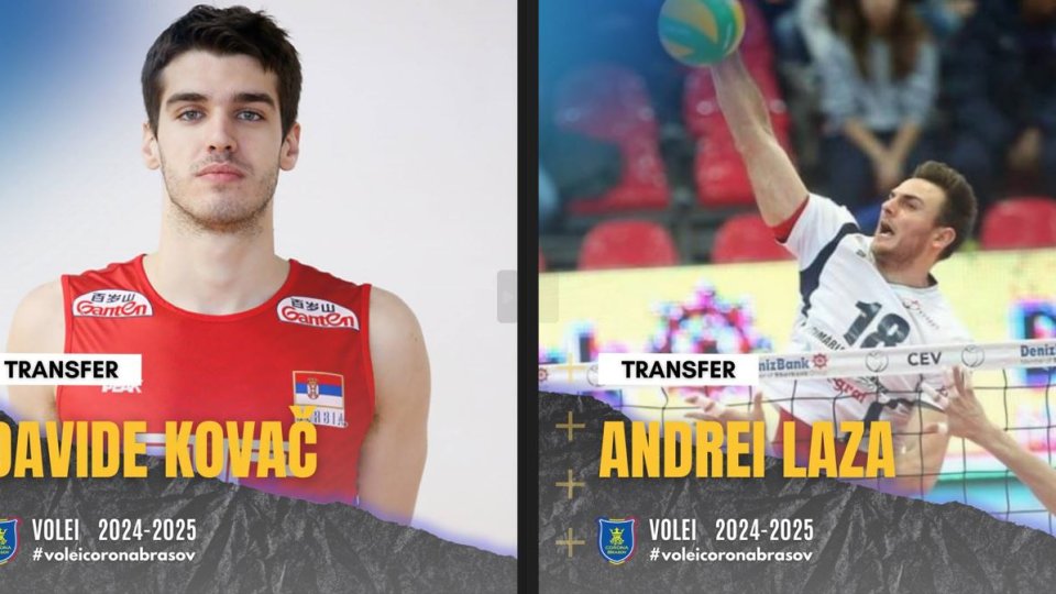 Andrei Laza și Davide Kovac, transferați de Corona Brașov