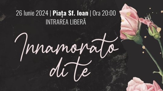 „Innamorato di te”, în Piața Sfântul Ioan din Brașov