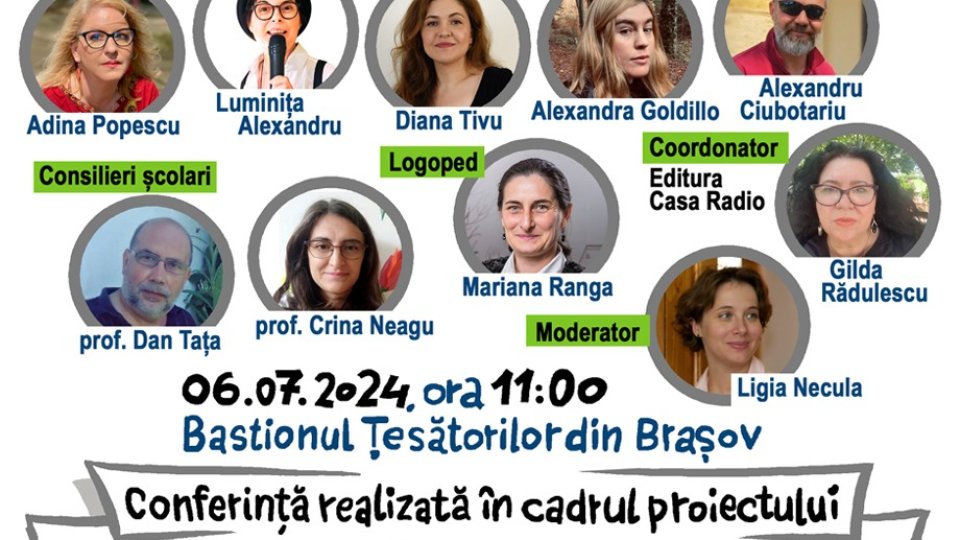 De ce să le citim copiilor? Conferință pe această temă organizată la Bastionul Țesătorilor!
