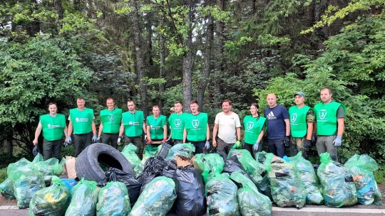 Acțiune de ecologizare la Pârâul Rece și Predeal VIDEO