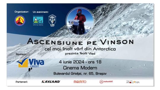Alpinistul român Teofil Vlad ne invită la Cinema Modern