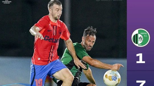 FCSB, victorie la scor în primul tur preliminar al Ligii Campionilor