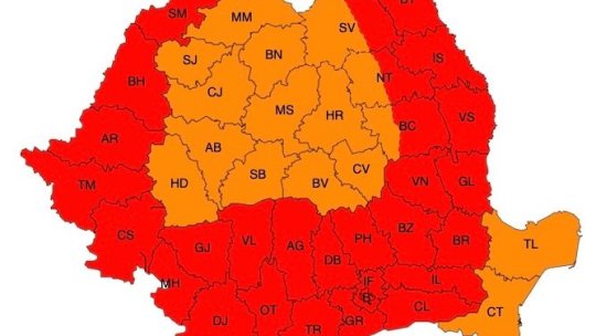 COD ROȘU de caniculă, în weekend, în aproape toată țara
