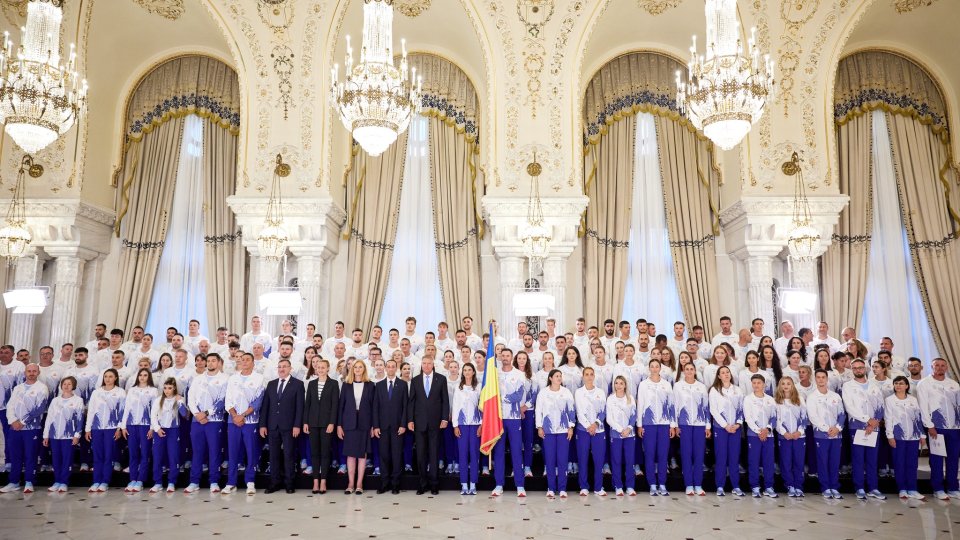 Lotul olimpic al României a fost primit la Palatul Cotroceni