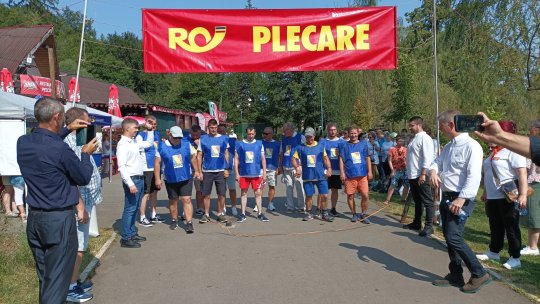 Marșul factorilor poștali, etapa județeană. Competiția a avut loc în zona Lacului Noua
