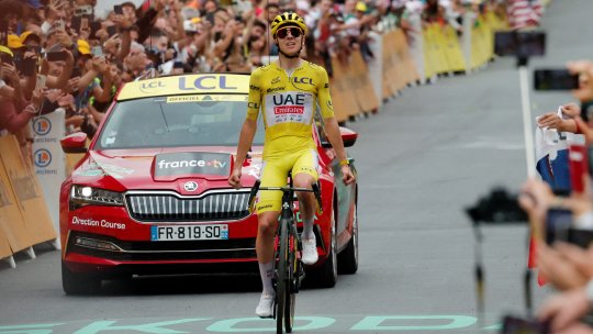 Demonstraţie de forţă a ciclistului sloven Tadej Pogacar