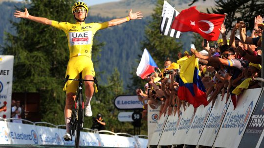 Turul Franţei: Tadej Pogacar a câştigat şi etapa a 20-a