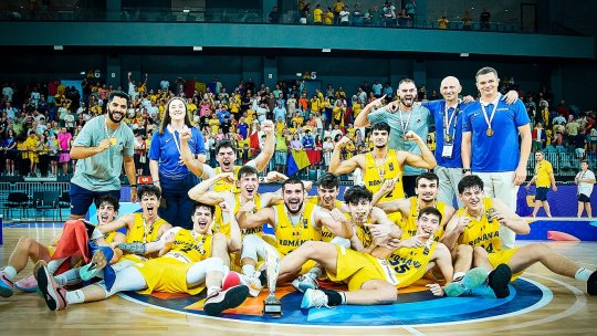 Baschet: România a câştigat Campionatul European de tineret sub 20 de ani, divizia B
