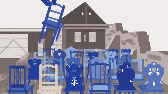 Scaune țărănești pentru viitorul teatru de la Șona