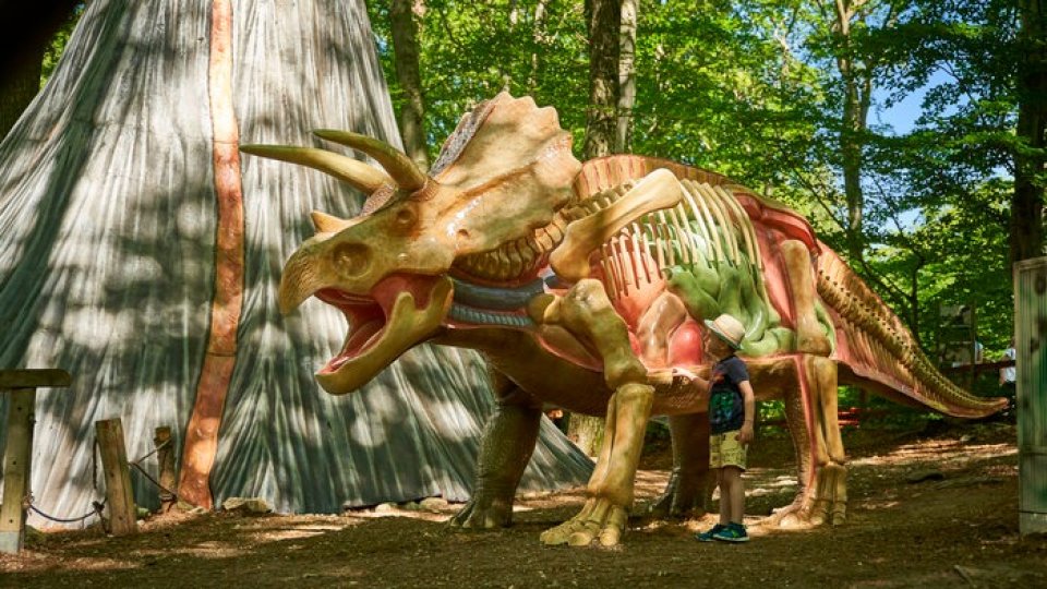 Uriași noi la Dino Parc Râșnov, printre care un dinozaur de 20 m înălțime