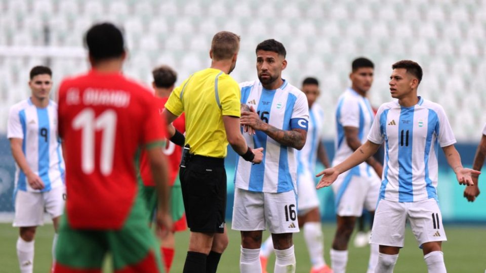 PARIS 2024 - Fotbal: Haos la meciul Argentina - Maroc. Duelul s-a încheiat după 4 ore!