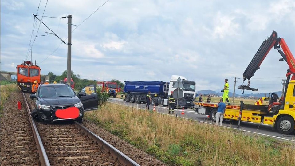 Circulație feroviară oprită temporar între Hărman și Prejmer