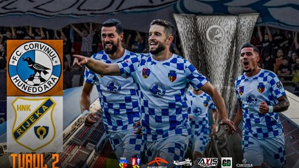 Fotbal: Corvinul Hunedoara - HNK Rijeka 0-0, în turul doi preliminar al Europa League