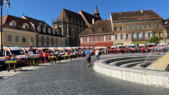 Parada Ambulanțelor pe străzile din Brașov
