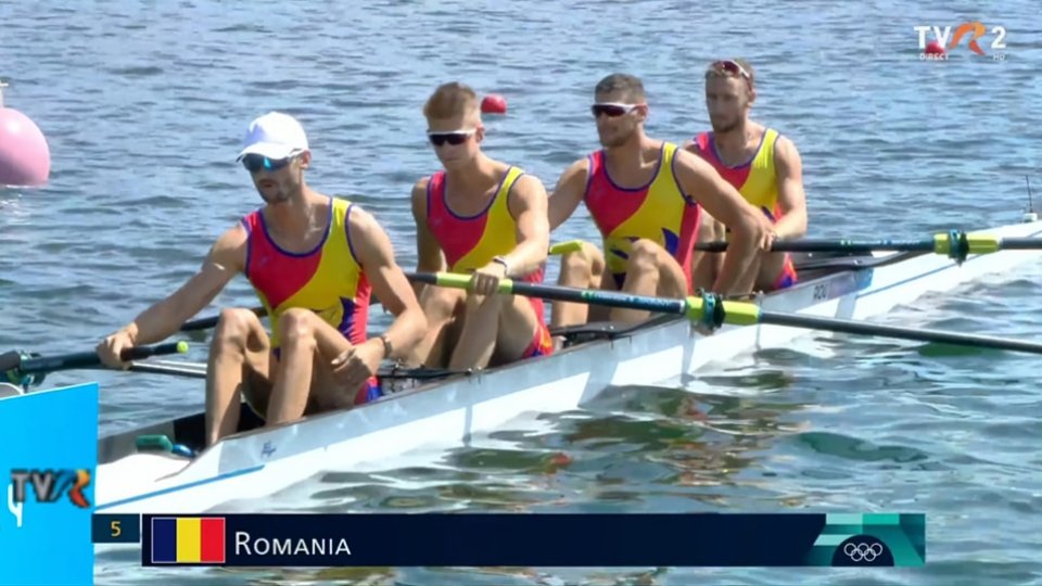 PARIS 2024 – Canotaj: România va trage în recalificări în proba de patru rame masculin