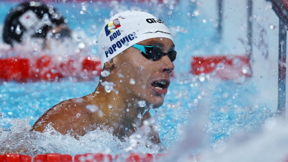 PARIS 2024 - Nataţie: David Popovici e în finală la 200 de metri liber