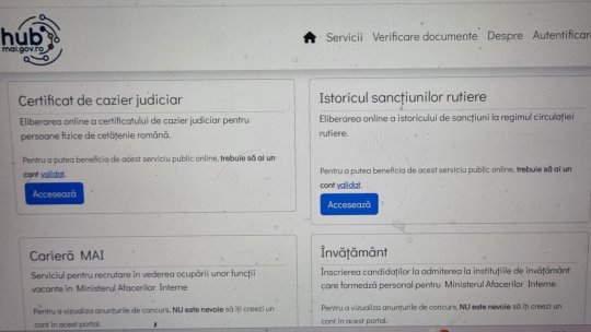 Cazierul poate fi obținut mult mai ușor