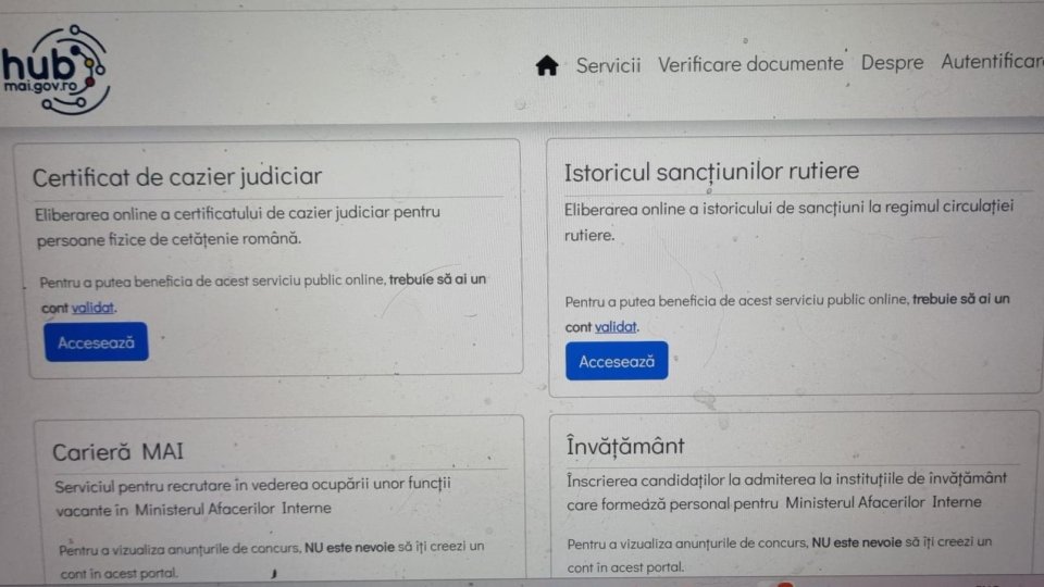 Cazierul poate fi obținut mult mai ușor