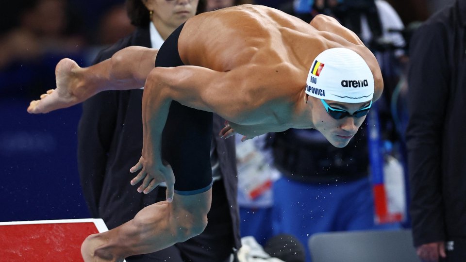 PARIS 2024 - Nataţie: Popovici e în finală la 100 de metri liber