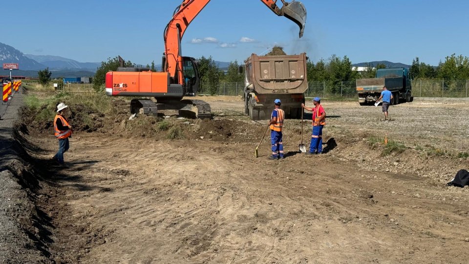 A început lărgirea DN73 de la ieșirea din Brașov până la Cristian