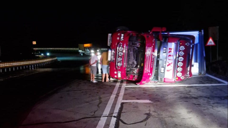 Blocaj de peste șase ore pe DN1