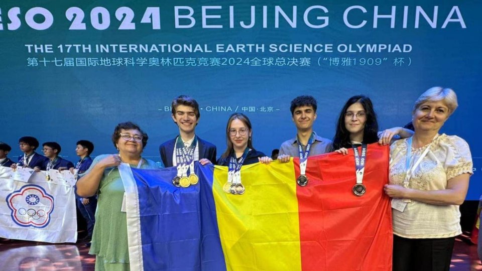 Patru medalii obținute de elevii români la Olimpiada Internaţională „Ştiinţele Pământului” de la Beijing
