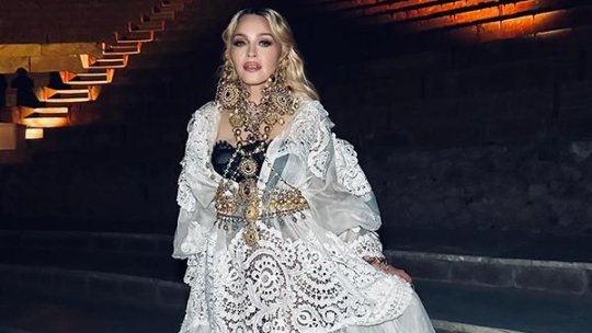 Madonna a vizitat vineri seara Pompei