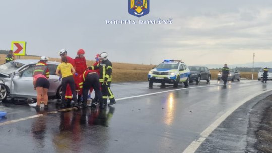 Accident grav pe DN1, între Codlea și Vlădeni. 2 persoane au murit