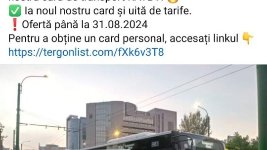 RATBV avertizează: atenție la fraudele online!