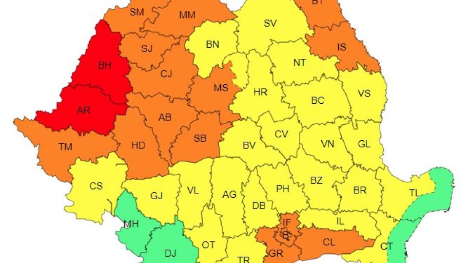 ANM: Valul de caniculă va persista marţi şi miercuri, în întreaga ţară; temperaturile maxime ajung la 39 de grade