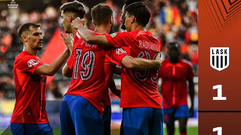 Fotbal: FCSB, egal în Austria, în play-off-ul Europa League