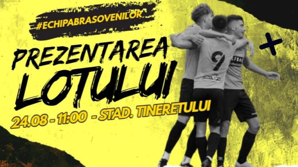 Fotbal. SR Brașov își prezintă lotul