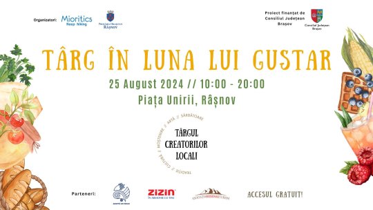 Târgul din luna lui Gustar, duminică, la Râșnov