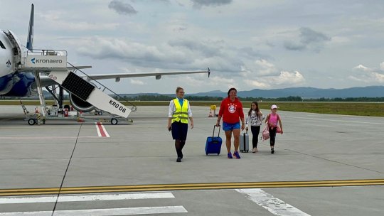 Pasagerul cu numărul 200.000 a ajuns astăzi pe Aeroportul Brașov
