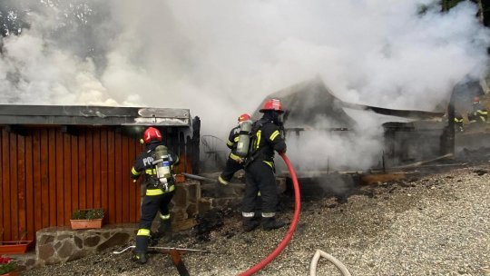 Incendiu în comuna Lisa | FOTO