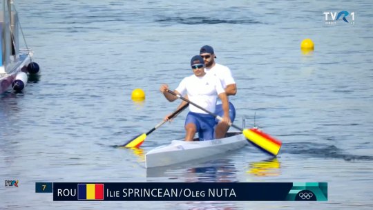 PARIS 2024 – Kaiac-Canoe: Ilie Sprîncean şi Oleg Nuţă au ratat calificarea directă în semifinale