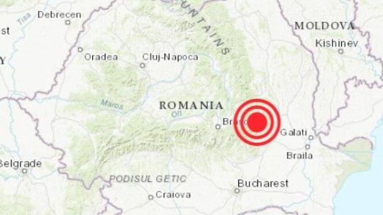 Cutremur cu magnitudinea 4,1 s-a produs în această după-amiază în județul Vrancea