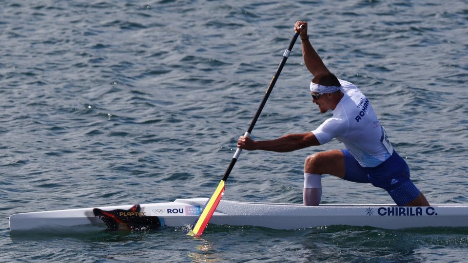 PARIS 2024 - Kaiac-Canoe: Chirilă a ratat pe ultimii metri calificarea în finala probei de canoe simplu masculin
