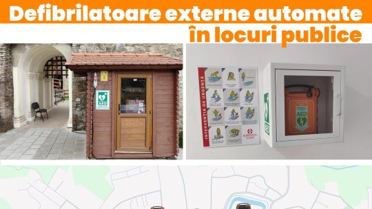 11 defibrilatoare externe automate au fost amplasate în puncte cheie din orașul Făgăraș