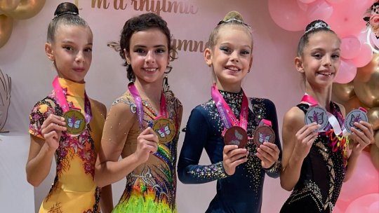Gimnastică ritmică: 11 medalii pentru ACS Ritmic Aly Gym | FOTO