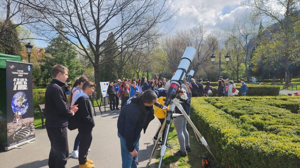 Ultima sesiune din acest an de observații solare cu telescopul
