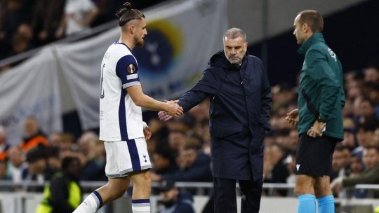 Fotbal: Radu Drăgușin a fost eliminat în minutul 8 al meciului Tottenham - Qarabag