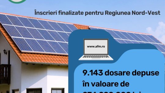 Buget epuizat în doar două minute pentru programul Casa Verde Fotovoltaice