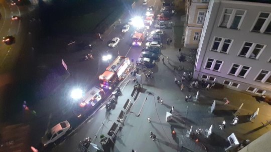 Exercițiu ISU în Centrul Istoric