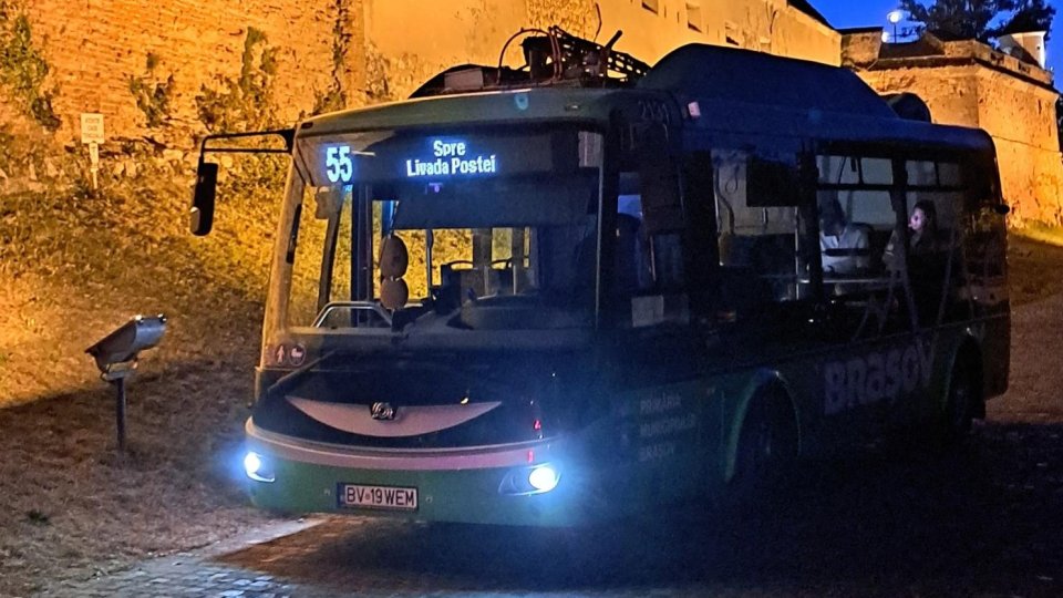 Program mai scurt pe linia RATBV 55, vineri
