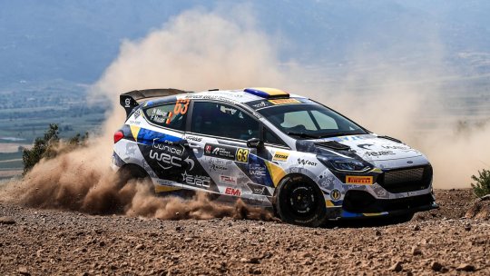 Raliu: Norbert și Francesca Maior se află pe primul loc la finalul primei zile de întreceri în Raliul Acropole