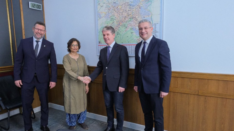 Primarul George Scripcaru, întâlnire cu ambasadoarea Indiei la București
